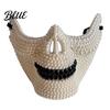 Diamond Skull Half Mask Halloween Face Mask Rhinestone Punk Knight Masquerade Prop Comfortable with Adjustable Straps Lightweight Plastic Party for