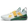 Li Ning Fury Comfortable Cushioning Slip Resistant Low Top Basketball Shoes Men's White Yellow ABFT019-4