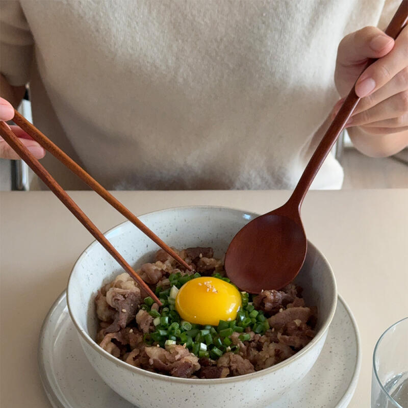 

Nicott Wood Supermoon Mukbang Spoon Set for 4