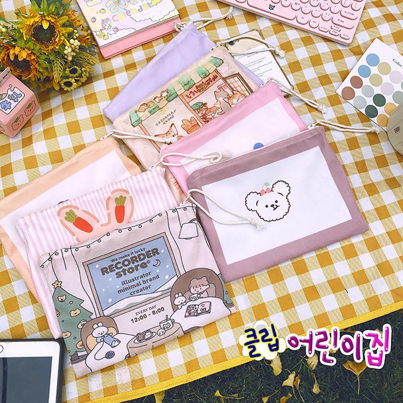 Portable Cartoon Storage Bag Makeup 