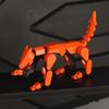 1/5Pcs 3D Printed Robot Dog Figurine Movable Joints Puppy Figure Articulated Animal Model Fidget Toy Home Office Desktop Decoration Ornament