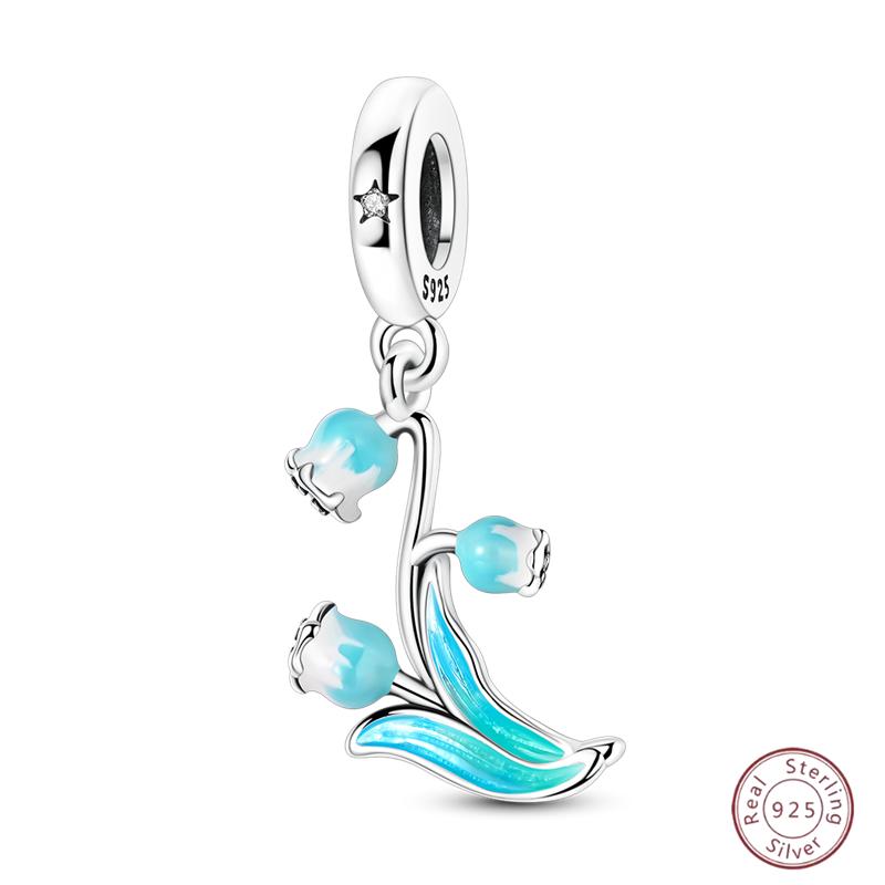 Charm Copper Pink Pendant Charm Fit Original Charm Bracelet Necklace Beads Diy Jewerlry Accessories