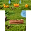 Lovely Carrot Rabbit House Mini Garden Ornament Craft Resin Figurine