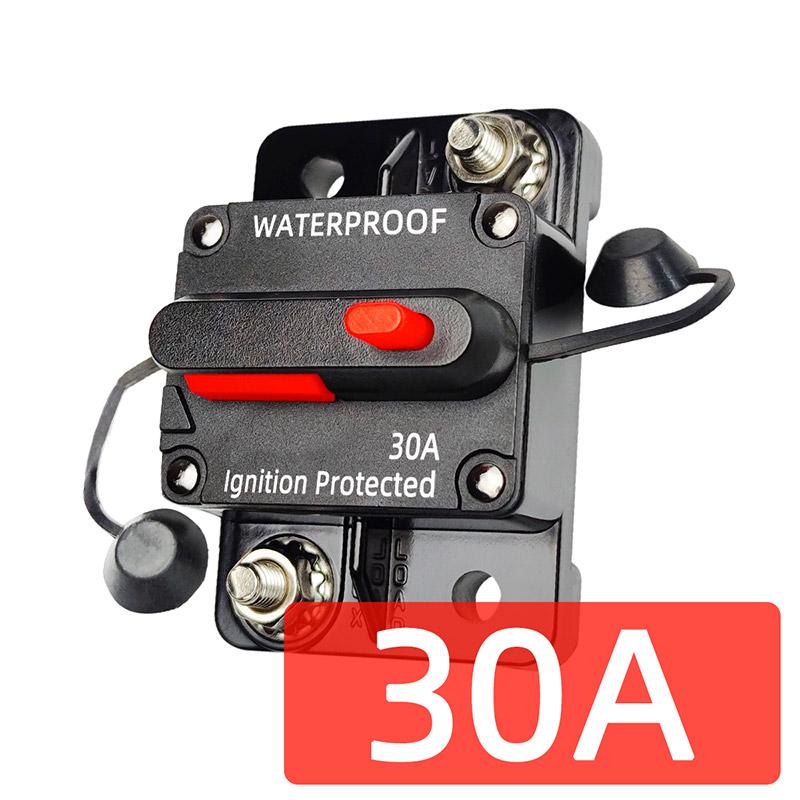 30A-300A Circuit Breaker Is Suitable For Marine Towing Vehicles With 12V-48V DC Reset Waterproof Function Circuit Breaker Fuses4