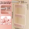 Multi-clip Sock Drying Rack Multi-functional Removable Space-saving Socks Underwear Baby Saliva Towel Household Storage Rack