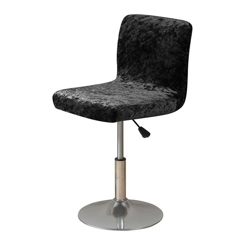 

Эластичный чехол для вращающегося барного стула Home Hotel Club Gold Diamond Velvet 20*19*3 cm чёрный