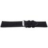 Watch Strap - MY-MONTRE - Alligator Grain Resin - Black/White - 20mm - Stainless Steel Buckle