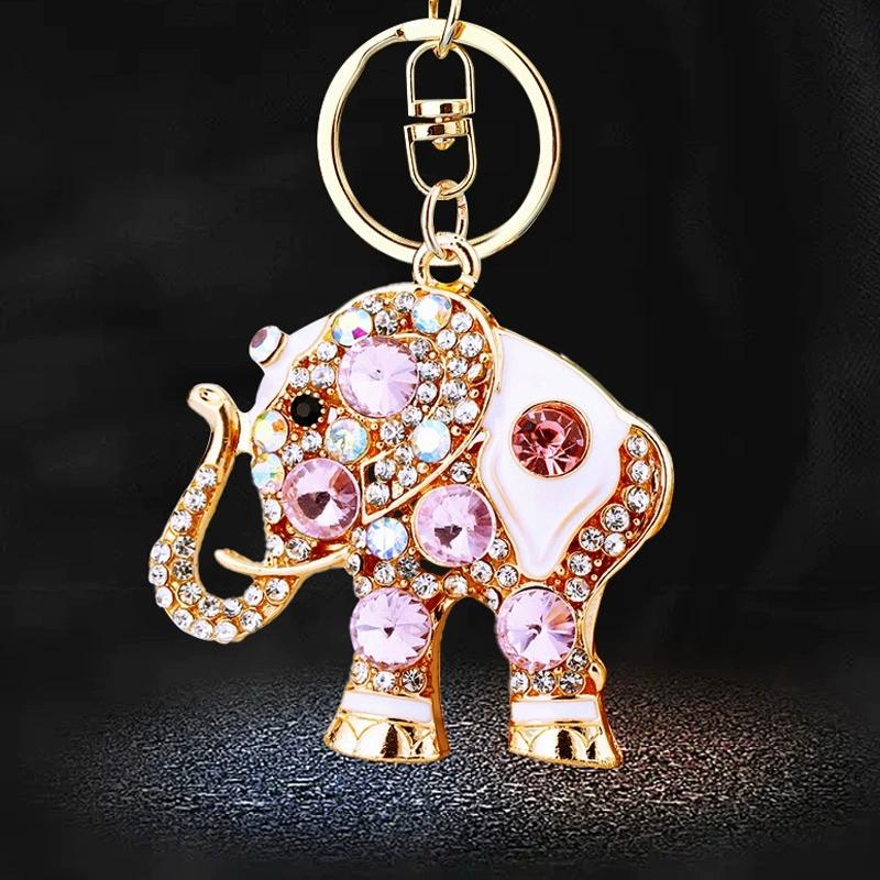 Luxus Kristall Elefant Damen Anhänger Thailand Reise Souvenir Geschenktasche Anhänger