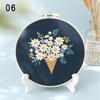Crafts Handmade Painting Flowers Plants Pattern Cross Stitch DIY Embroidery Embroidery Starter Kit