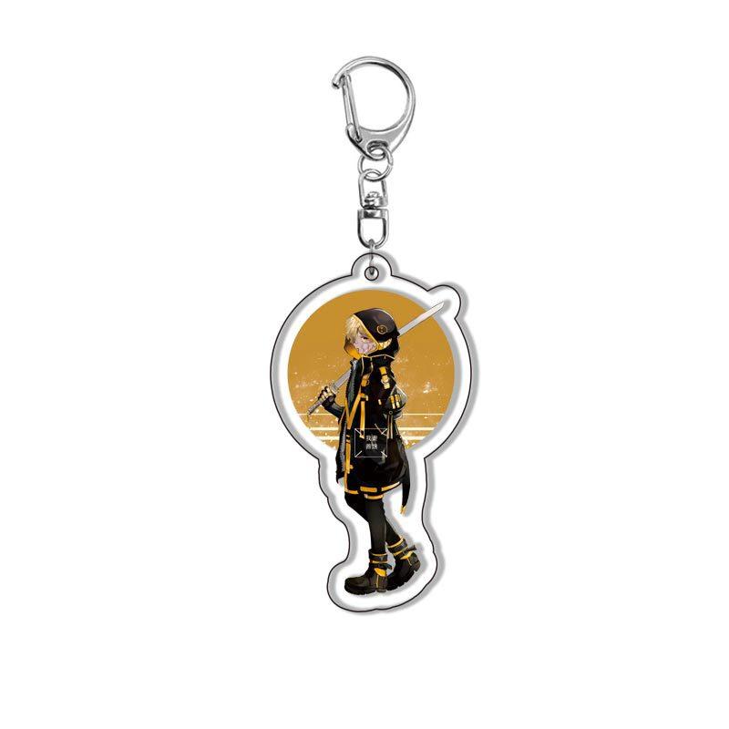 Demon Slayer Kimetsu no Yaiba Kamado Tanjiro Kamado Nezuko Agatsuma Zenitsu Acrylic Beautiful Keychain Anime Merchandise Cosplay 55mm