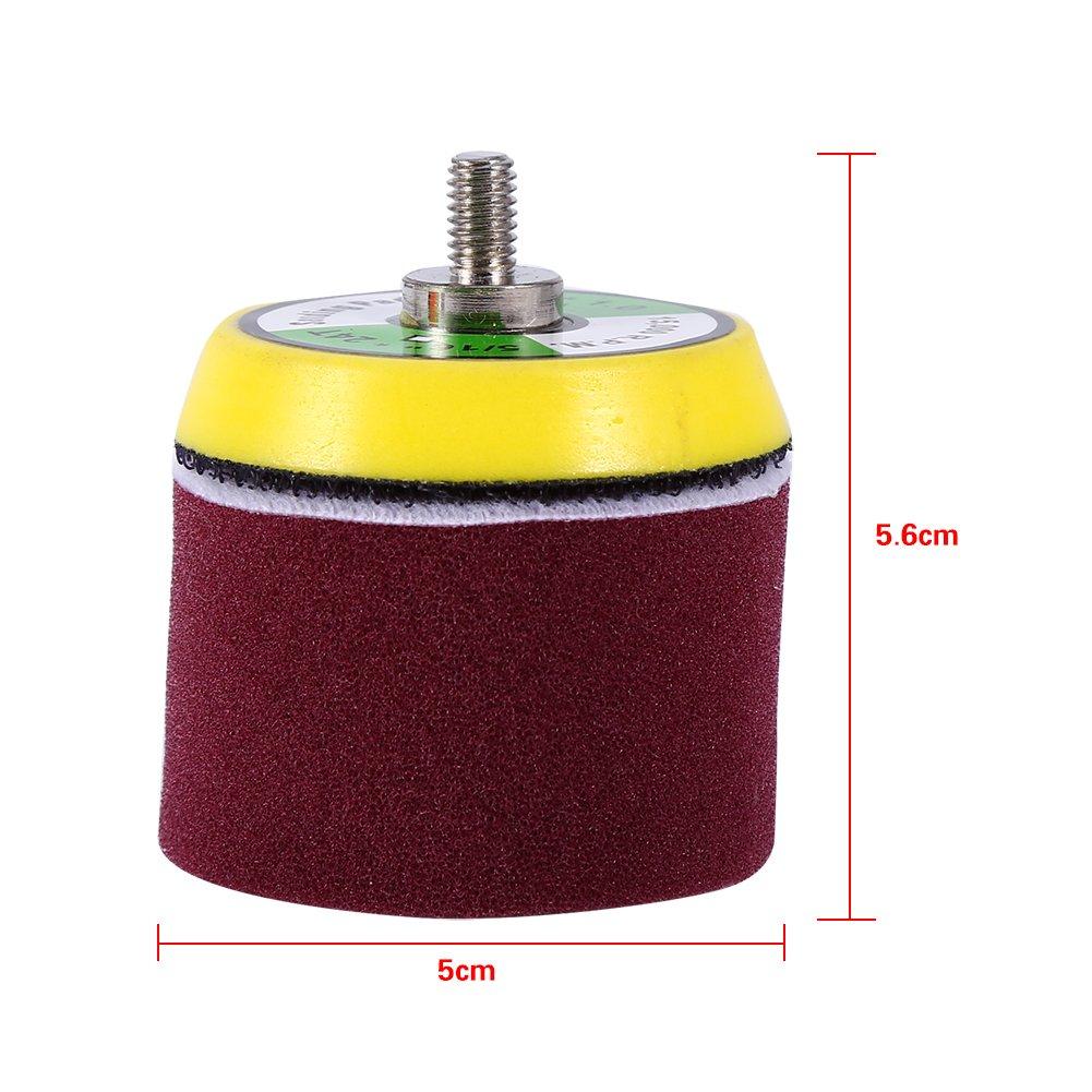 

16pcs 2 Buffing Polishing Pad Buffing Pad Kit, Car Sponge Buff Pad Drill Adapter Grip Backing Plate M6 for Buffer Polisher Sanding Waxing Cutting