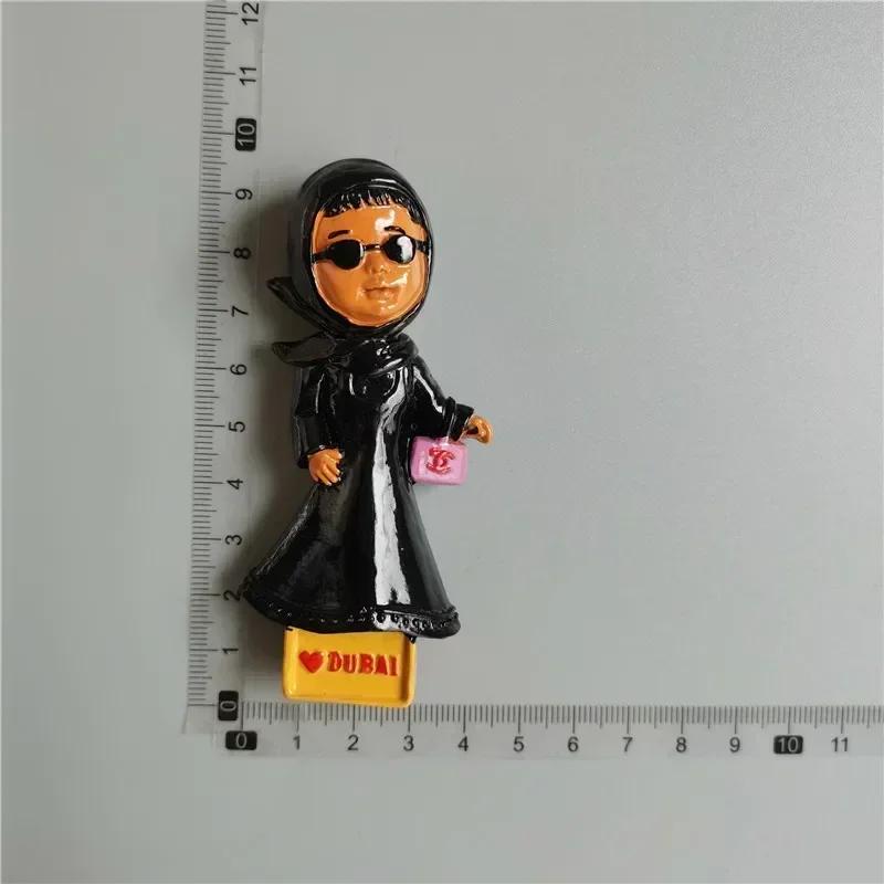 Dubai Turistic Suveniruri Magneți de Frigider Turnul Khalifa Arabia Saudită Frigider Magnet Comemorativ Autocolante Home Decoration