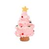Handmade Knitted Christmas Tree Ornament – Creative Holiday Yarn Decoration For Home, Table, And Gift Display