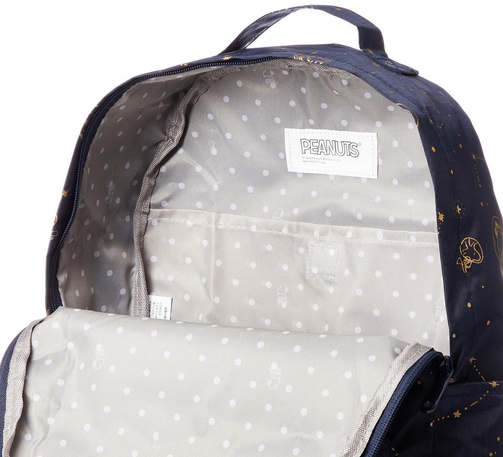Hapitas(R) Snoopy Folding Backpack PN45. Astro Starry HAP0112 PN45 Free Size