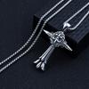 Necklace Silver Chain Cross Troop 317