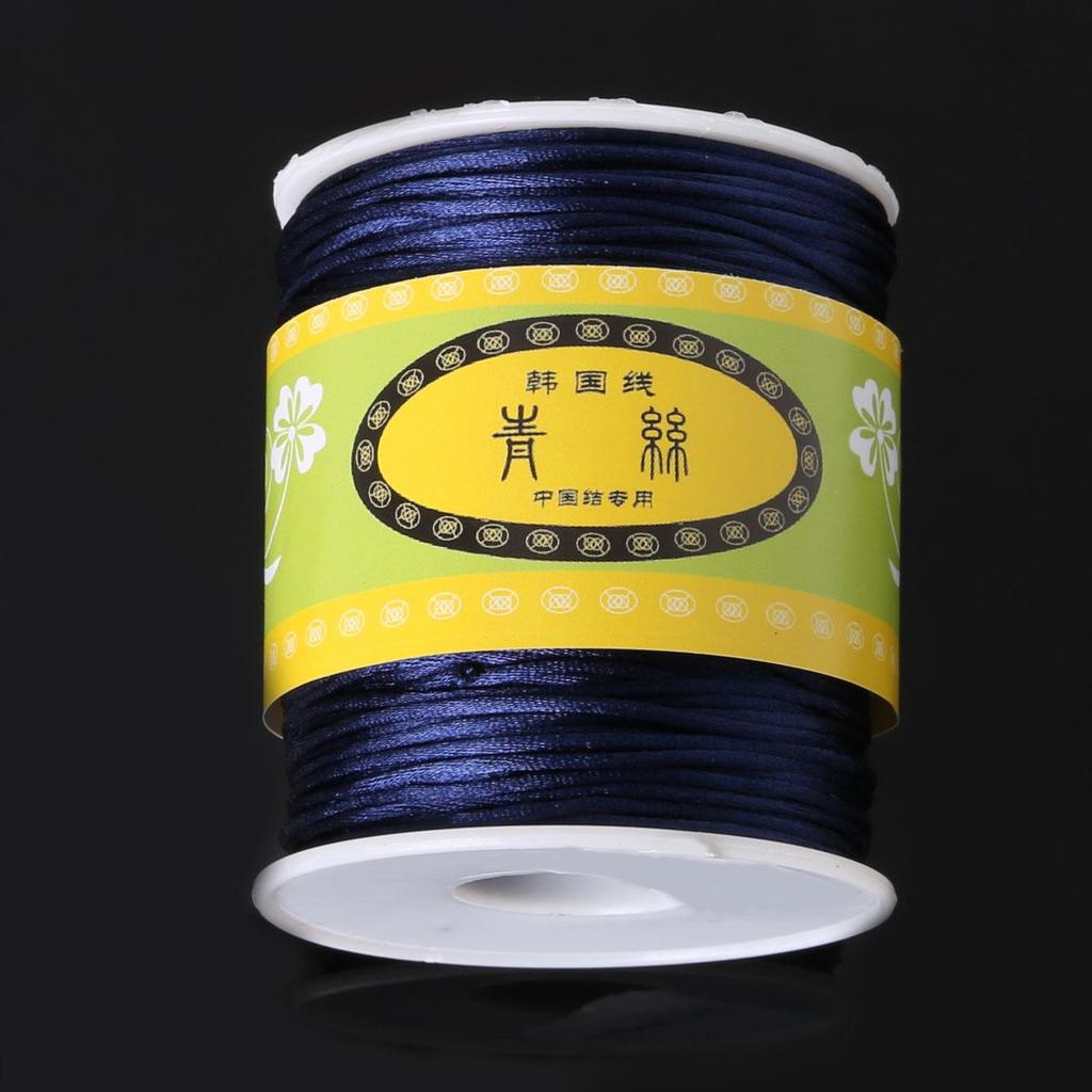 70Meter Korean Silk Cord Thread Knot China Bow Beading Bracelet Braided DIY Jewelry