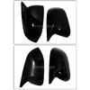 2pcs Rearview Mirror Caps Cover Glossy Black Sticking For Nissan Sunny 2010 2011 2012 2013 2014 2015 2016