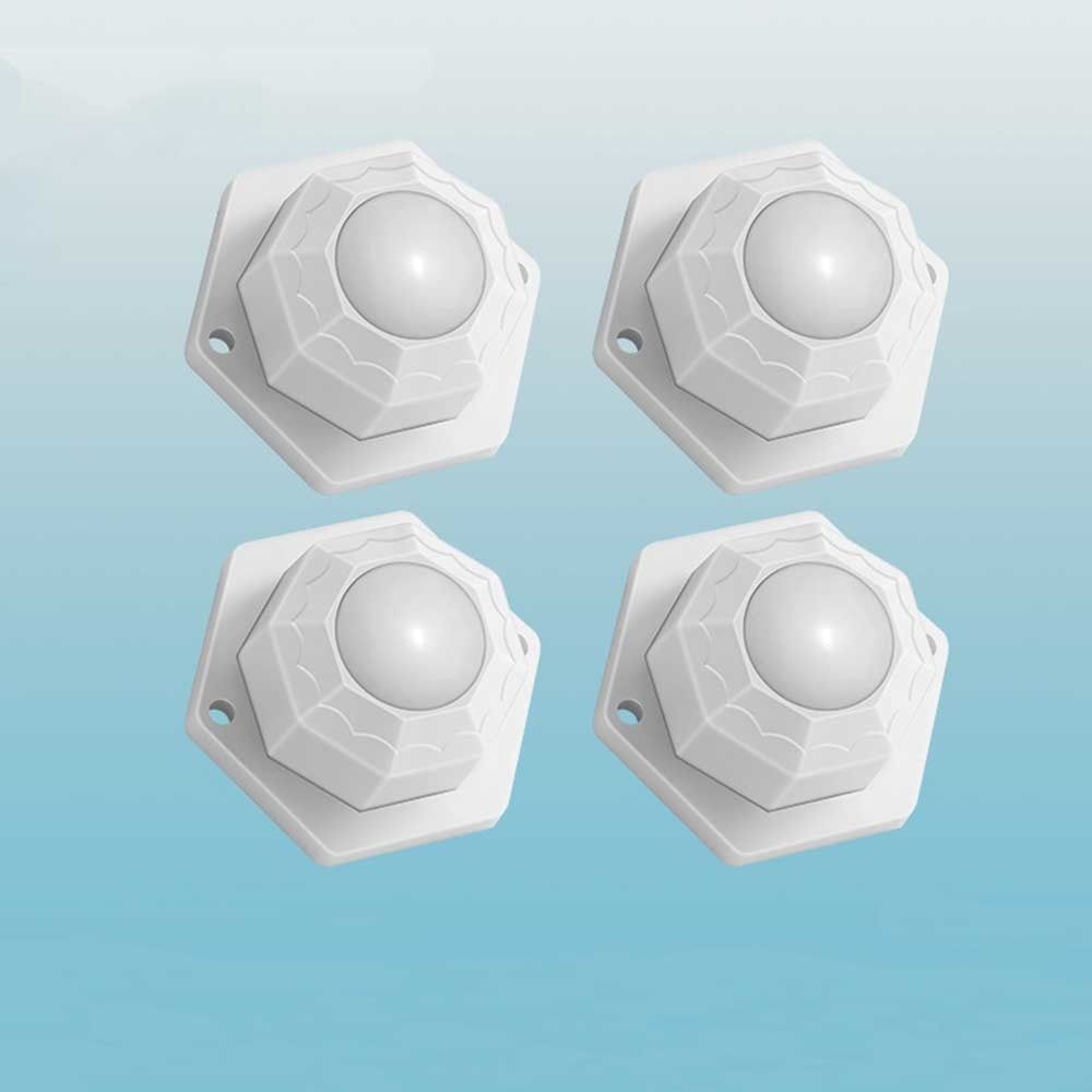 

Hardware 360 Degree Self Adhesive Base Roller Furniture Casters Mini Swivel Wheels Universal Wheel White-Plastic bead