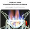 3500W Windproof Camping Gas Stove Foldable Portable Outdoor Burner With Piezo Ignition Lightweight Backpacking Stove For Hiking