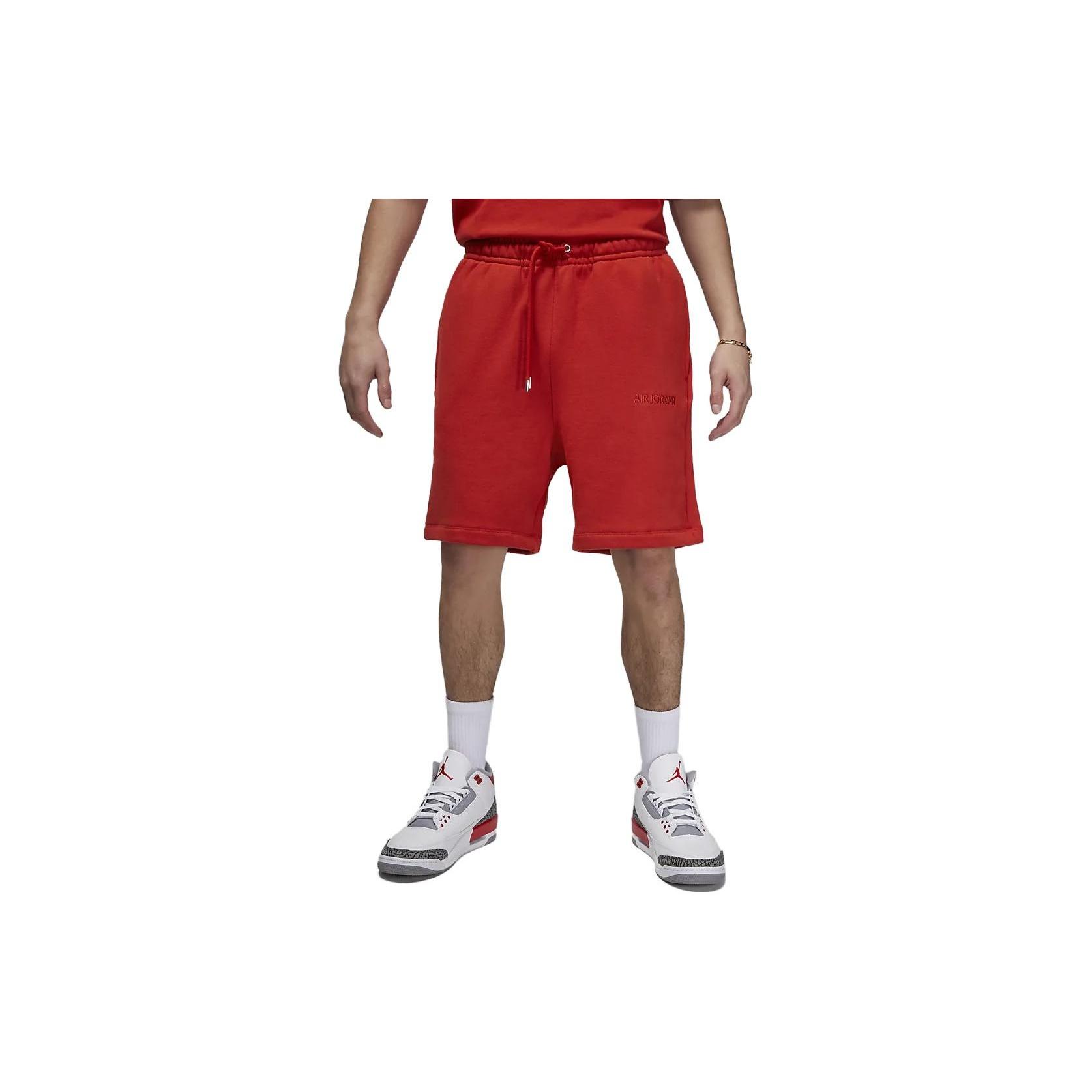 Air Jordan Wordmark Fleece Shorts Mystic Red Men s FJ0700-622 S
