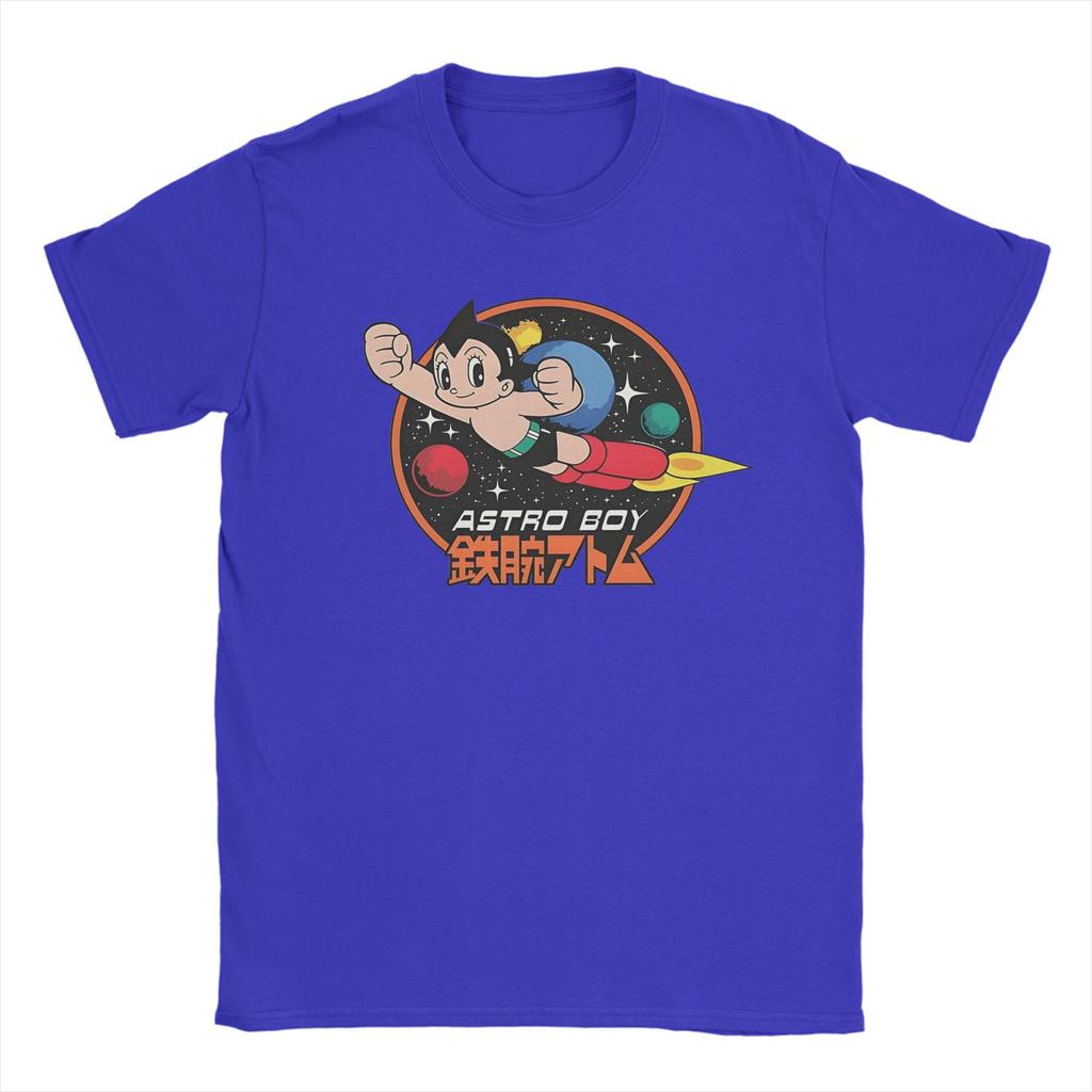 Astro Boy T-Shirts Men Vintage Cotton Tee Shirt Crew Neck Short Sleeve T Shirt Gift Idea Clothes