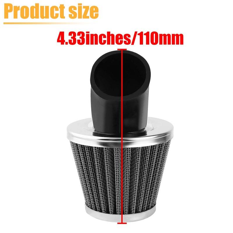 2 Stuks 41mm 42mm 43mm Luchtfilter 125cc-150cc 200cc 250cc Motorfiets ATV Scooter Go Kart Bromfiets Pit Dirt Pocket Mini Super Bike