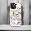 Cute Cartoon P-pochacco For iPhone 16 15 14 11 12 13 Mini Pro Max X XR XS Phone Case shockproof frosted