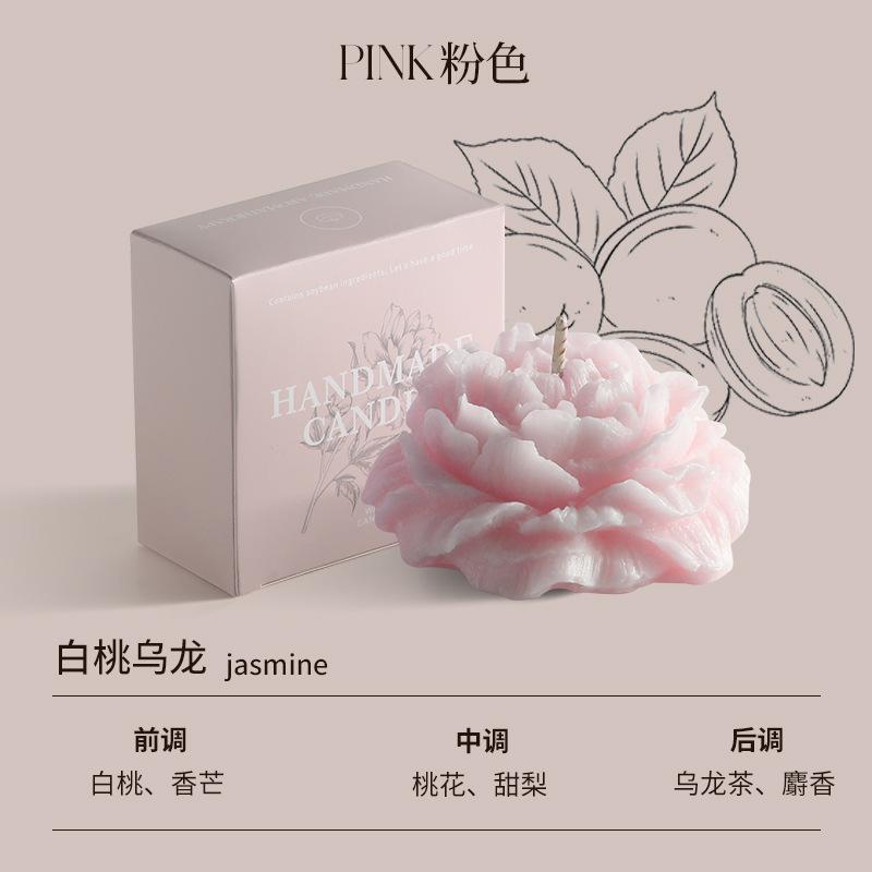 Scented Candle Camellia Premium Fragrance Ornament