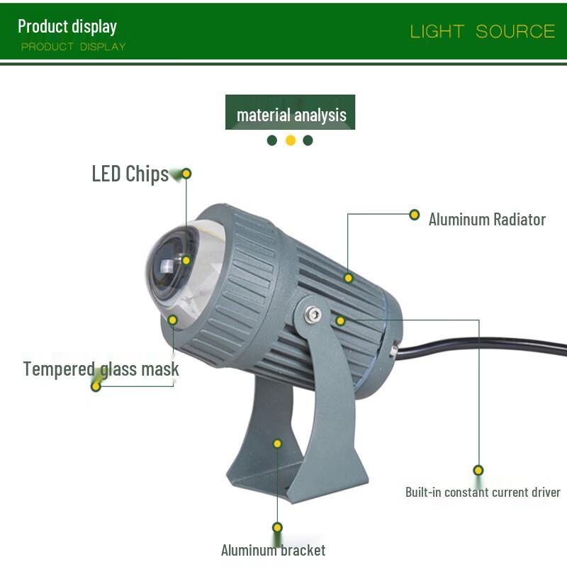 Mengpao 10W RGB LED Spotlight