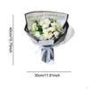 Artificial Soap Roses Bouquet for Her 11.8x15.7inch Pleasant Scent Anniversary Present Birthdays