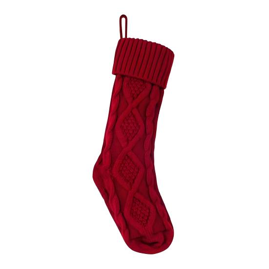Christmas Stockings 20 Inch Large Cable Knit Stockings Fireplace Hanging Goodie Bags for Xmas Tree Holiday Home Decor