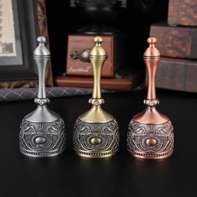 Metal Hand Ring Bell, Old Man Bell, Live Bell, Sanqing Bell, Tantra Magic Tool, Vajra Pestle, Retro Large Copper Bell When