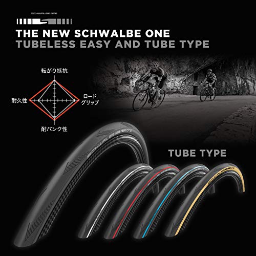 SCHWALBE [Genuine] Schwalbe One Clincher Type [Road Tire/All-Round] 700x28C Black