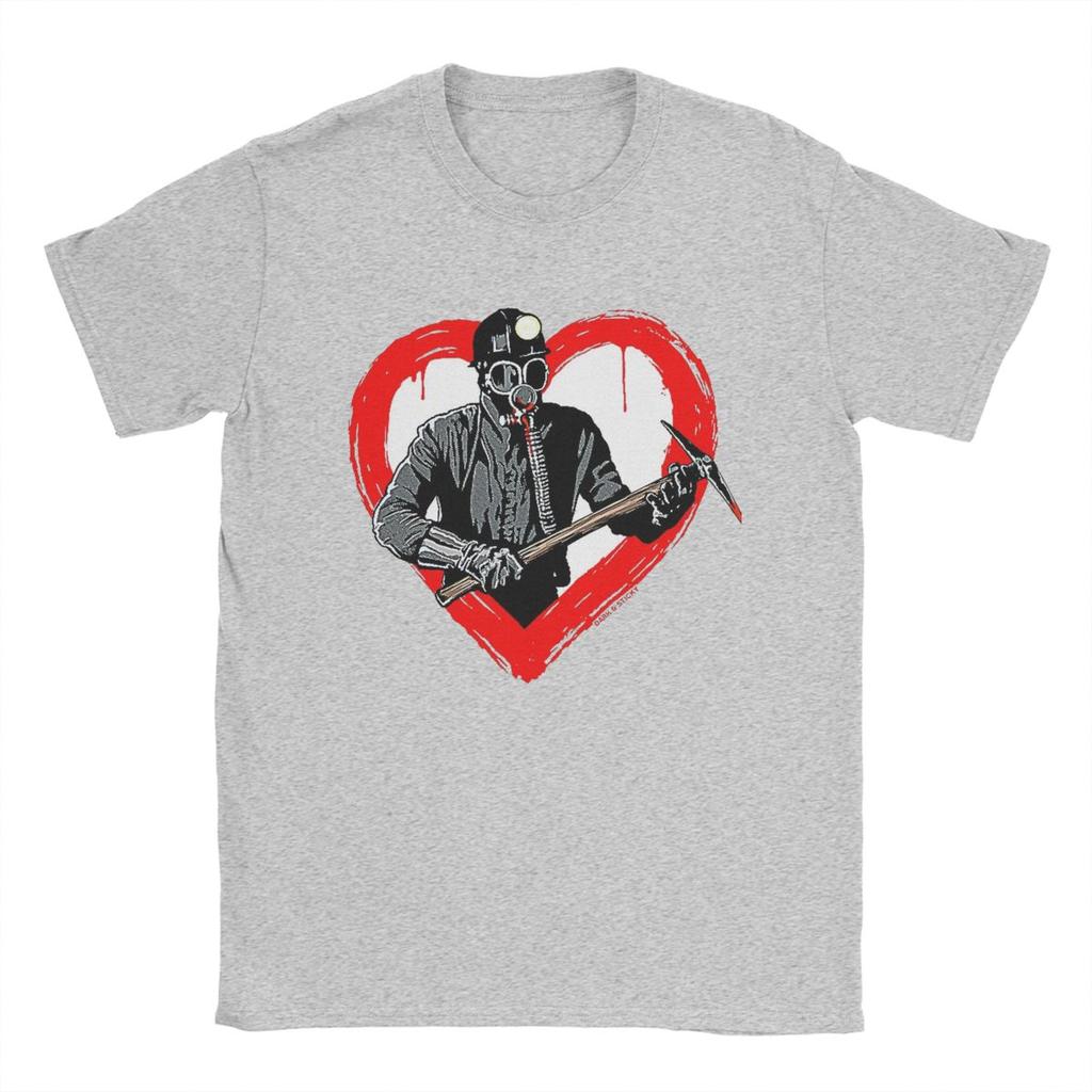 Novelty My Bloody Valentine Movie Killer T-Shirt Men Crewneck Cotton T Shirt Short Sleeve Tee Shirt Plus Size Tops