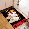 Kansas City Chiefs Pattern Rug Game Carpet, Floor Mat for Bedroom Living Room Entryway Rug, Home Decor Idea Gift for Christmas birthday