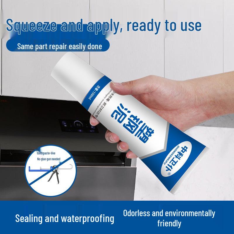 Waterproof White Ceramic Sealant for Kitchen & Bathroom