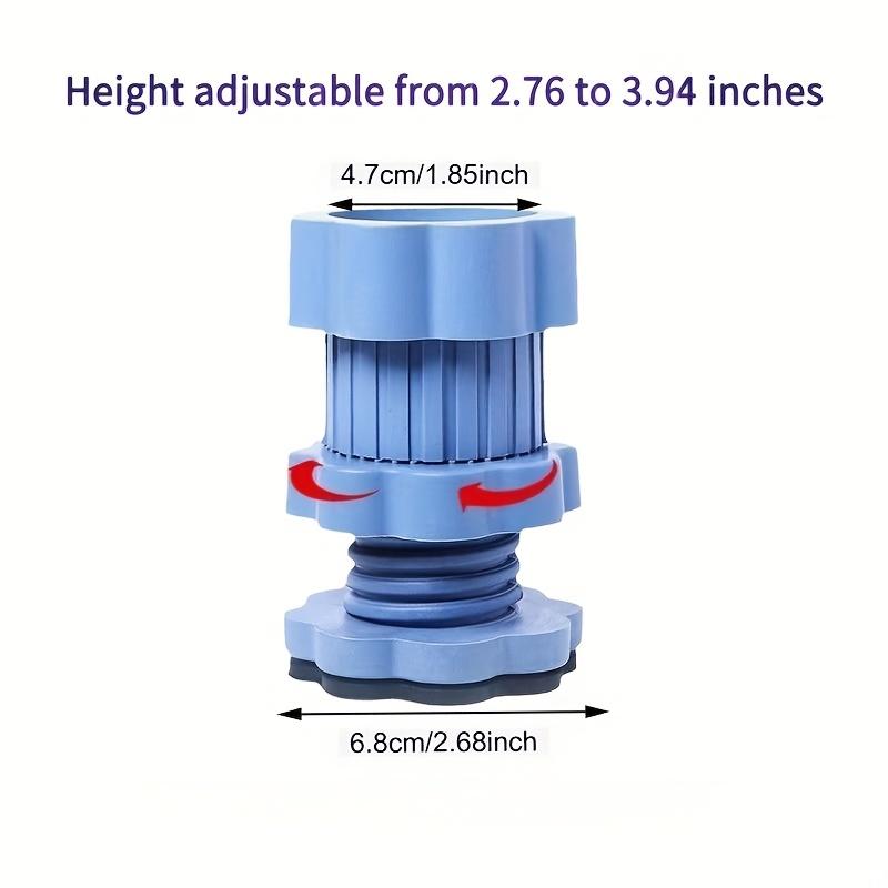 Adjustable Anti-Slip Pads with Leveling Feet - Heavy Duty EVA Shock Absorbers, Anti-Slip Shock Pads and Stabilizers for Washers, Refrigerator