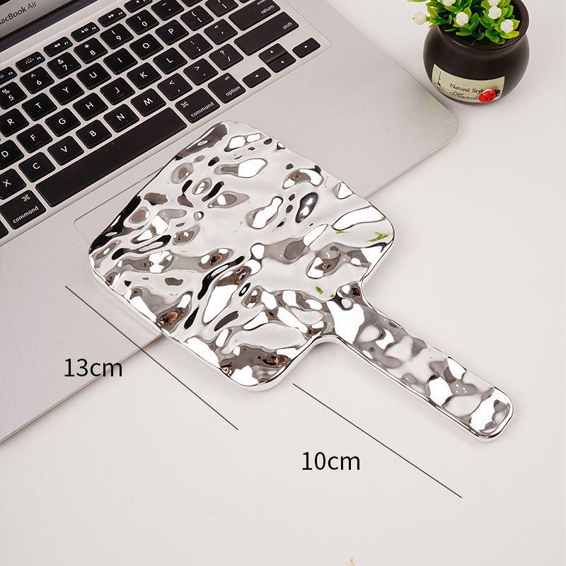 Internet Celebrity Fancy Hand-Held Cosmetic Mirror For Home Retro Ins Goggles Children Portable Portable Hand-Held Beauty Mirror