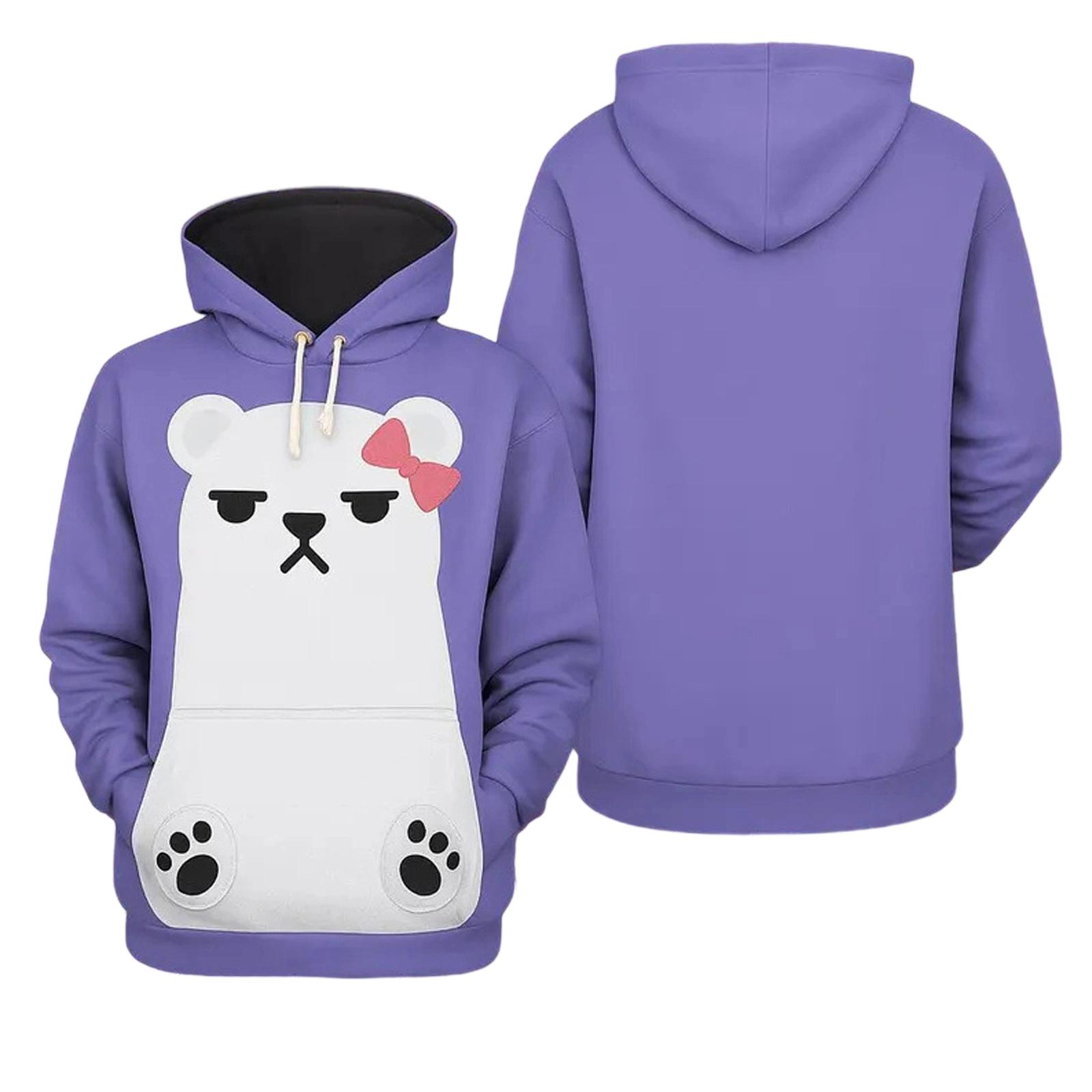 

Детский повседневный пуловер с круглым вырезом и принтом, с длинными рукавами и капюшоном 160