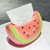 Ceramic Tissue Box Cover Case Watermelon Shaped Paper Napkin Storage Organizer for