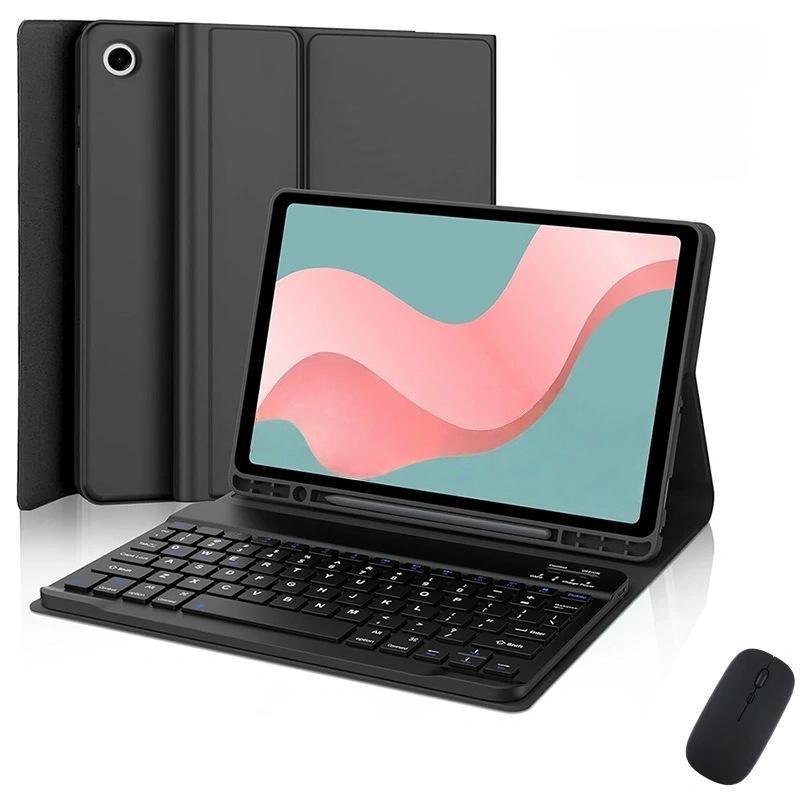 Samsung A9+ Tablet Leather Case with A11plus Magnetic Bluetooth Keyboard