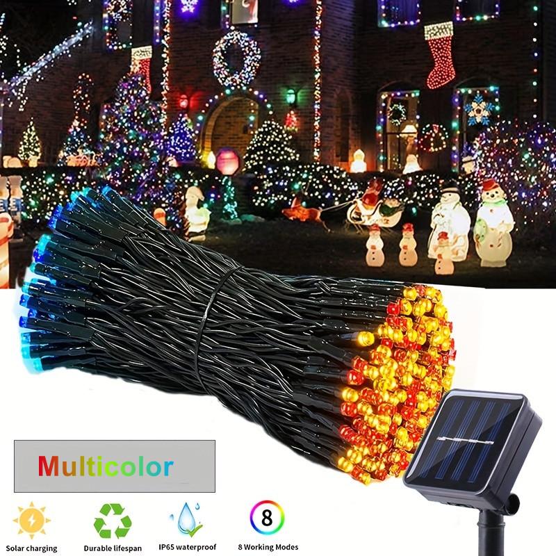 105Ft LED Solar Lights, 300Leds, 8Modes Outdoor Waterproof Fairy Garland Lights, Christmas Party Garden Wedding Birthday Decor