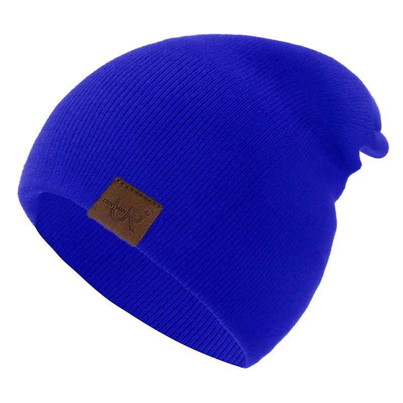 1 Pcs Unisex Beanie Hat Casual Beanie For Men & Women Warm Soft Knitted Hat Stylish Plain Daily Winter Hat
