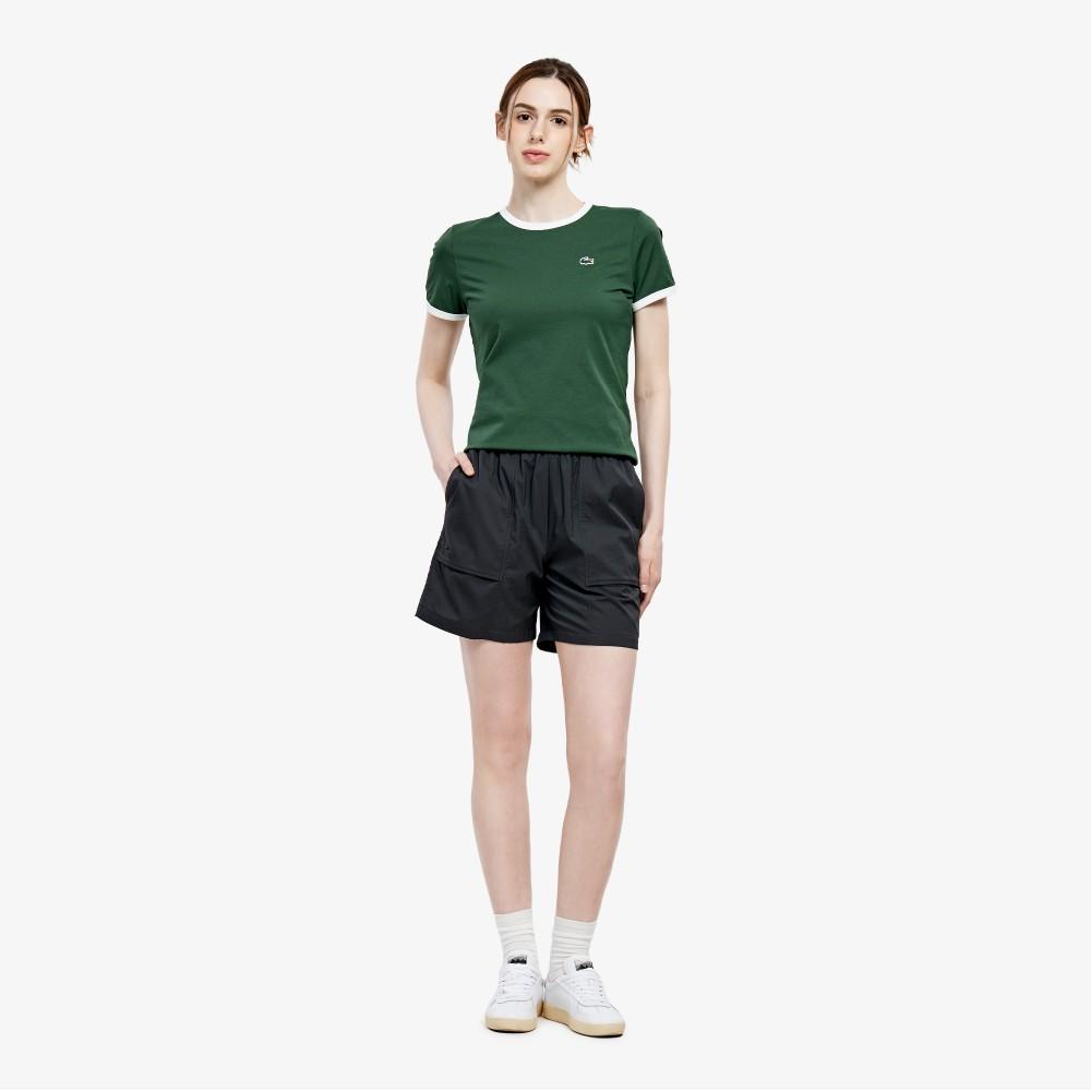 [Lacoste] Women's Cooling Print Short-Sleeve T-Shirt TF678E-56G132