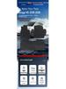 Black Nylon Wear-resistant Car Floor Mats for Hongqi H5 (2018-2019)