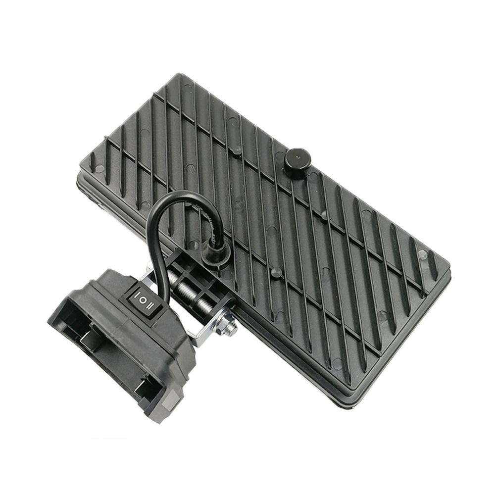 8 Inch Diameter Rechargeable LED Work Light with 2 USB for Makita 14.4 V 18V Bl1430 Bl1830 Li-ion Battery, Outdoor Use