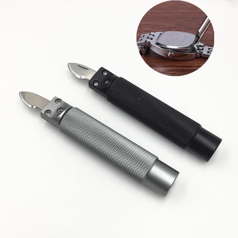 1PC Remover Watch Battery Opener Tools Pry Knife Metal Handle Clock Watch Tools Back Cover Opener Watch Repair Watchmaker Tool