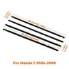 Auto Fenster Wetterleiste Dichtungsband Zierleiste Dichtungsstreifen Für Mazda 3 2004-2009 Für Mazda 6 2004-2012 Gummi Außenfensterglas Dichtung