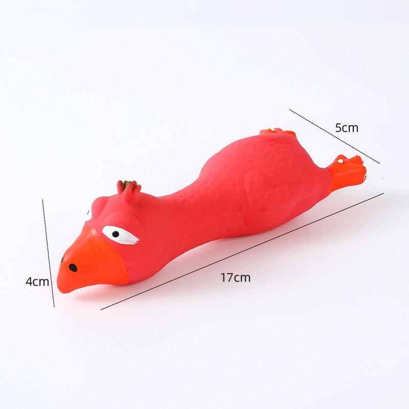 1PC Dog Toys Make a Sound Cooing Chicken Dog Toys Make a Sound Cooing Chicken