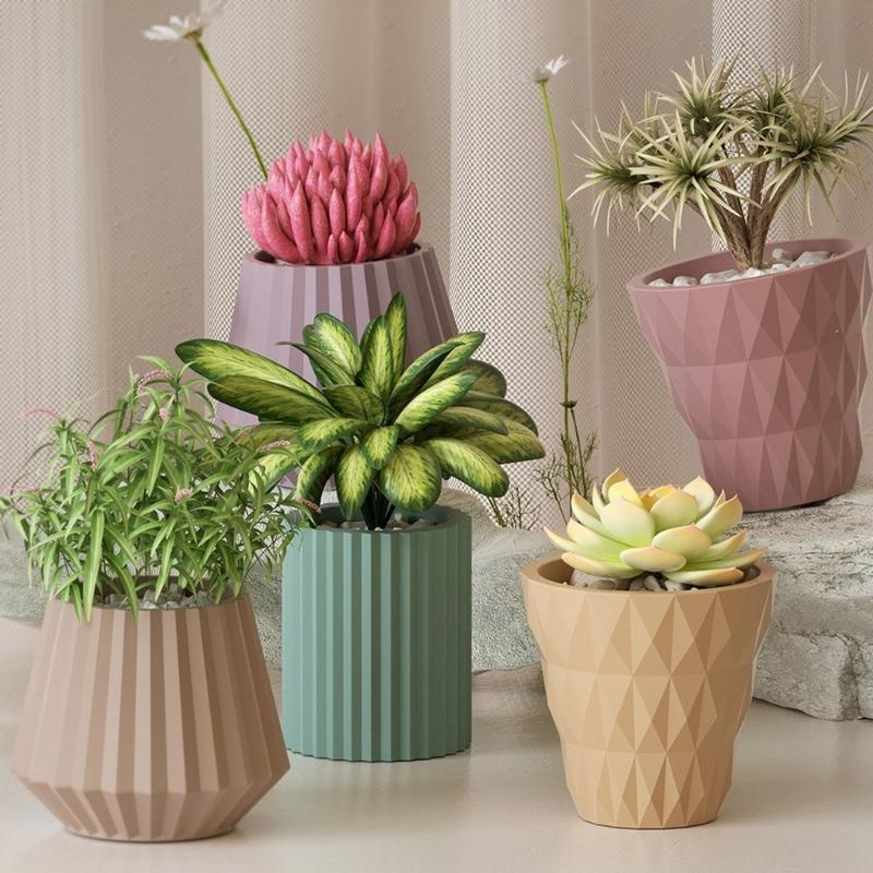 Delicate Epoxy Resin Vases Mold Functional Flowerpot Vases Container Mold for Crafting Unique Gift and Ornaments